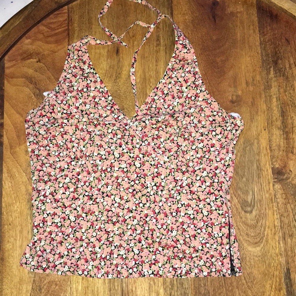 Floral Halter Top